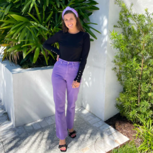 Rocking Purple Jeans