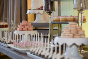 Cupcake Tower Macaroons Cake Pop at Wedding, Birthday Party Event